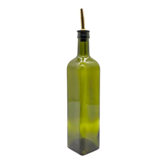 Aceitera Vidrio Verde 750Ml.