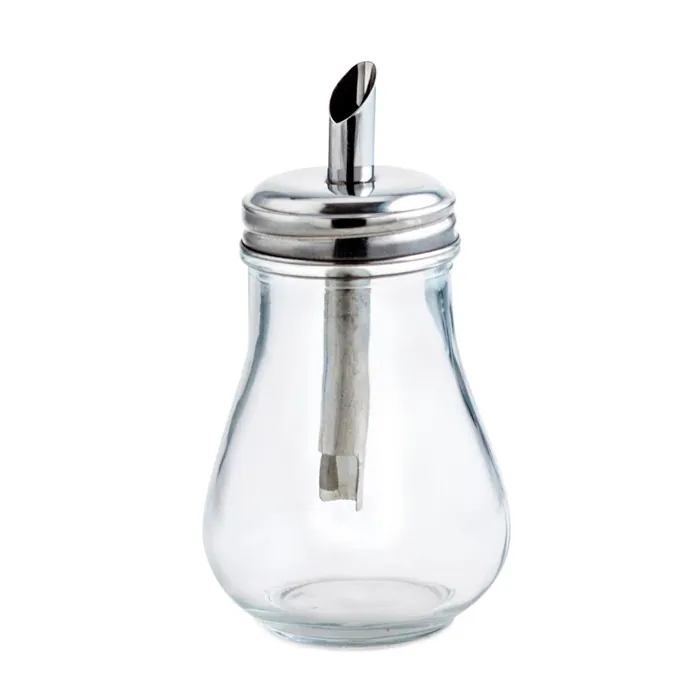 Azucarera/Vertedor Vidrio Bombe 13CM