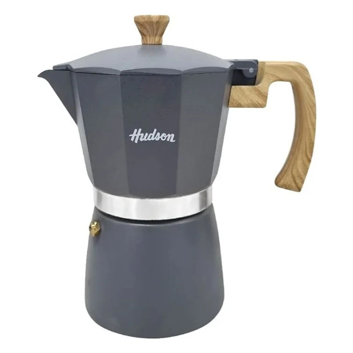 Cafetera Hudson Italiana Gris Chica