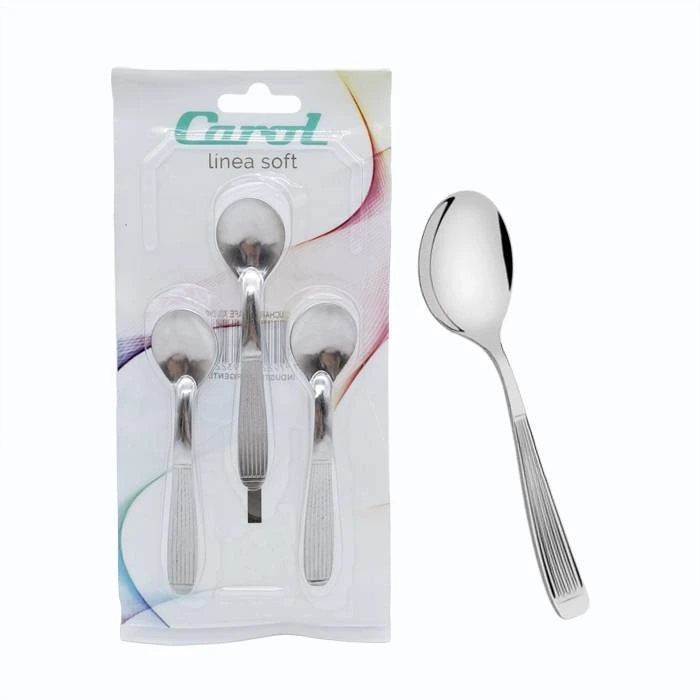 Cucharita Cafe X3 Acero Carol