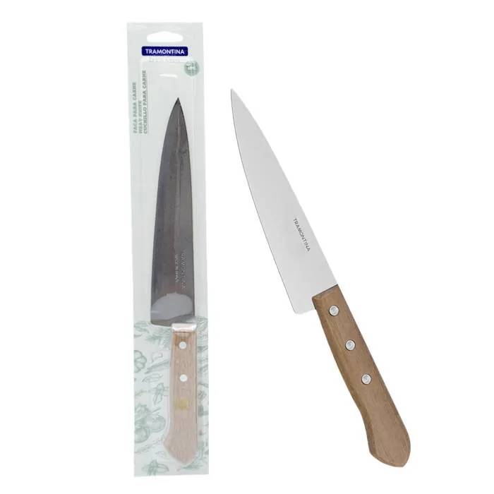 Cuchilla 8" Mango Madera Tramontina