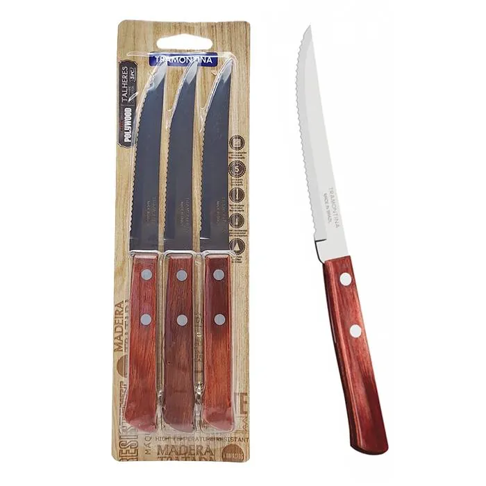 Cuchillo 5'' Polywood X3 Tramontina M/M