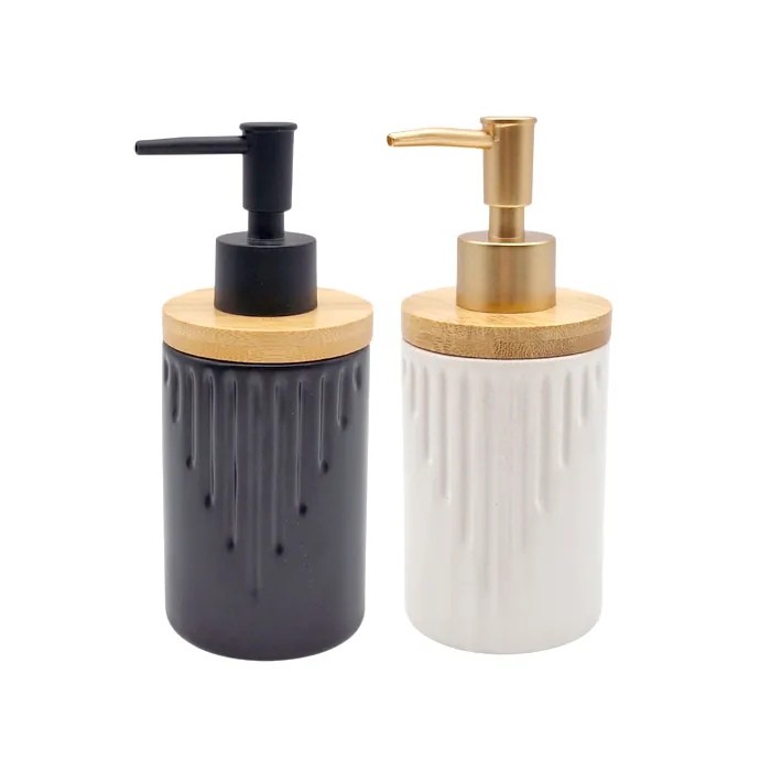 Dosificador Ceramica T/Bambu