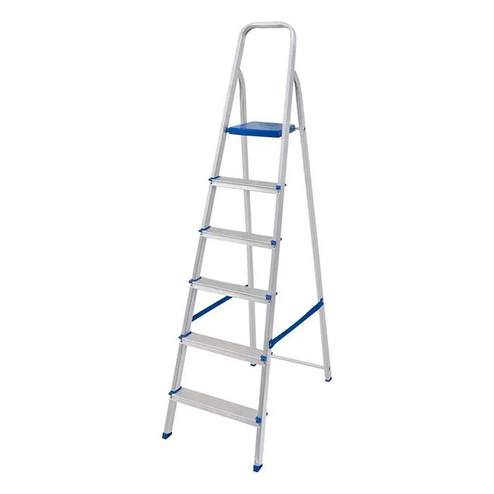 Escalera de aluminio de 6 escalones