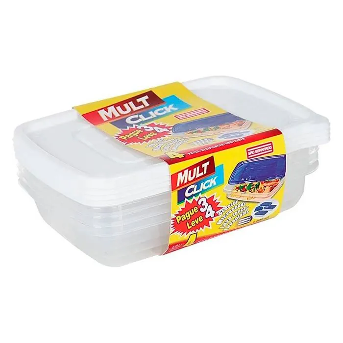 Hermetico Sao Rectang. X4 1200Ml