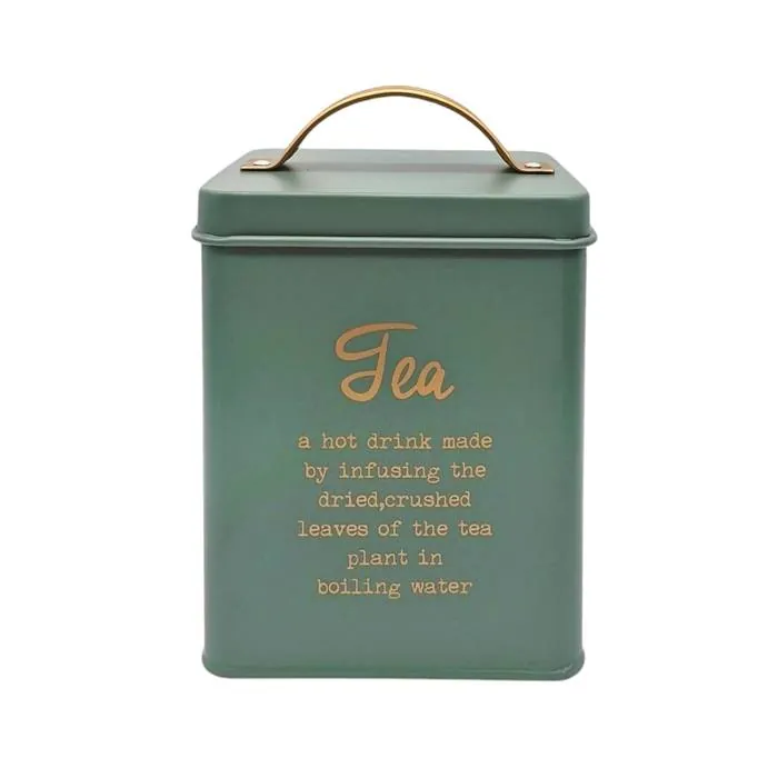 Lata Acero Vintage Verde "Tea"