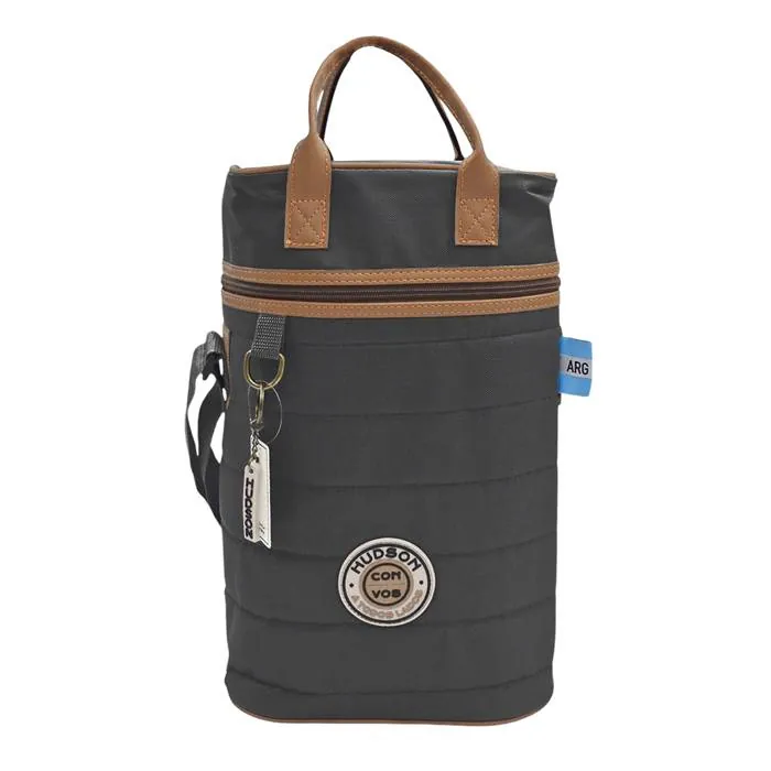 Mochila Matera Lona Negra Hudson