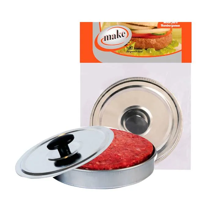 Molde Hamburguesa Acero Make