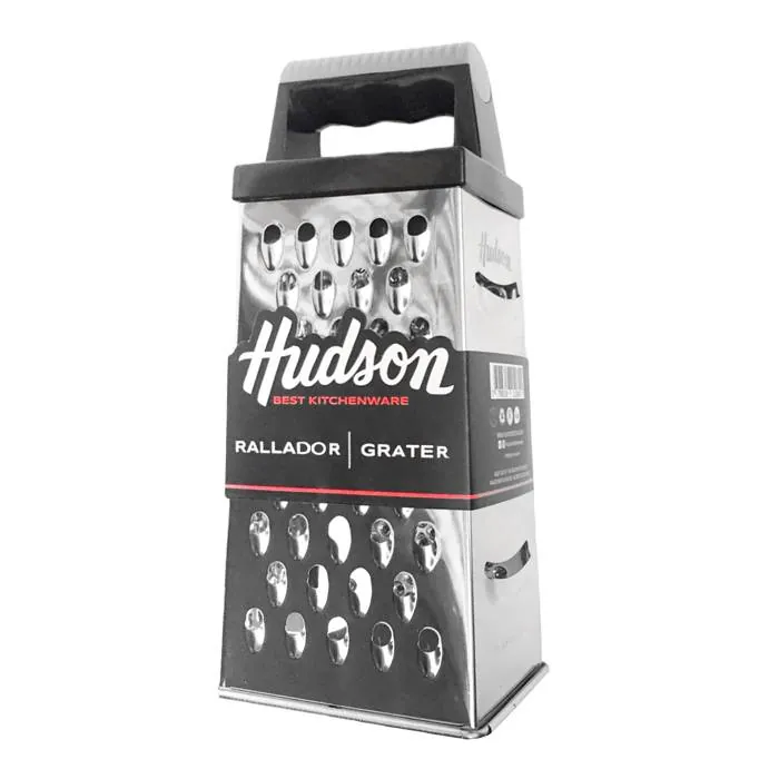 Rallador Hudson Acero Cuad.4 Usos 25Cm.