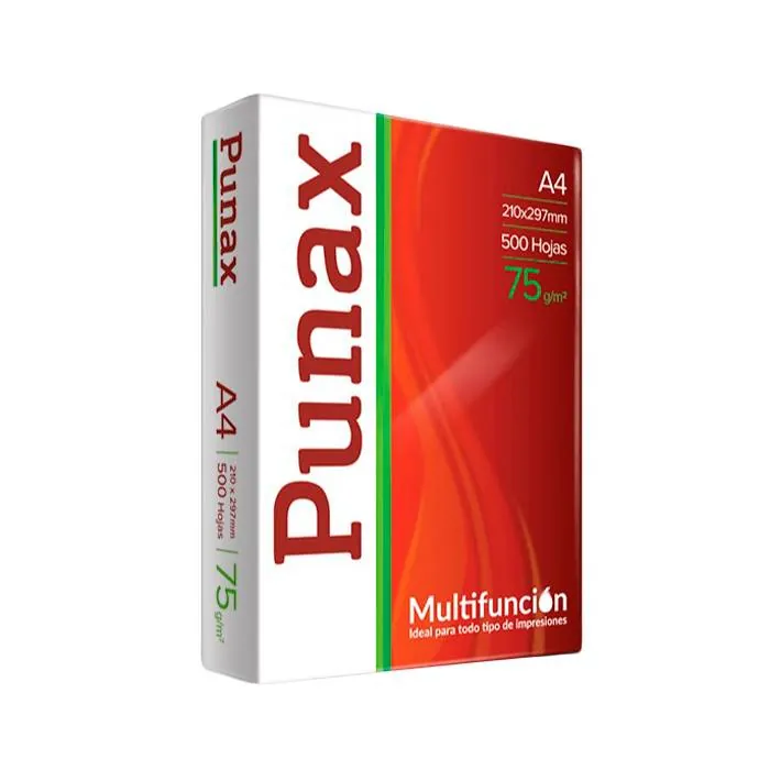 Resma A4 Punax Pack X500 Unidades