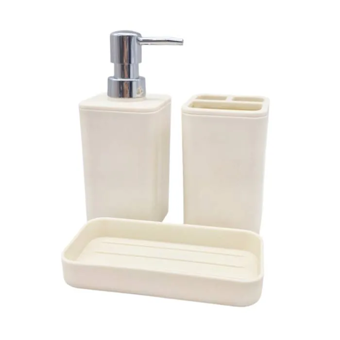 Set De Baño 3Pz. Suka Beige