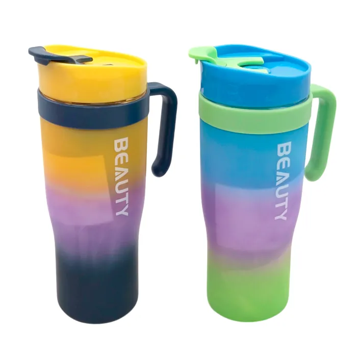 Set Vaso 1200Ml + 2 Botellas Plast