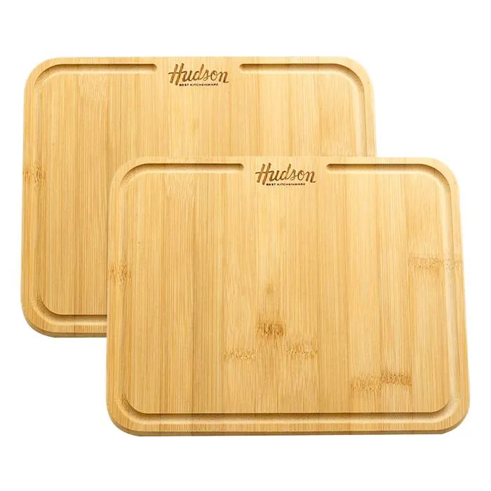 Set X2 Plato Asado Bambu Redondo 26Cm.