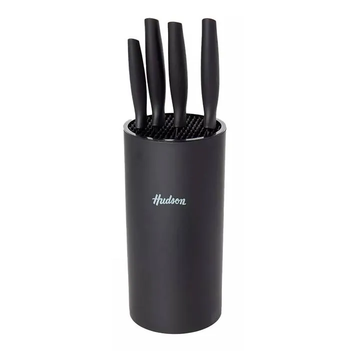 Set X4 Cuchillo Hudson Basic C/Soporte