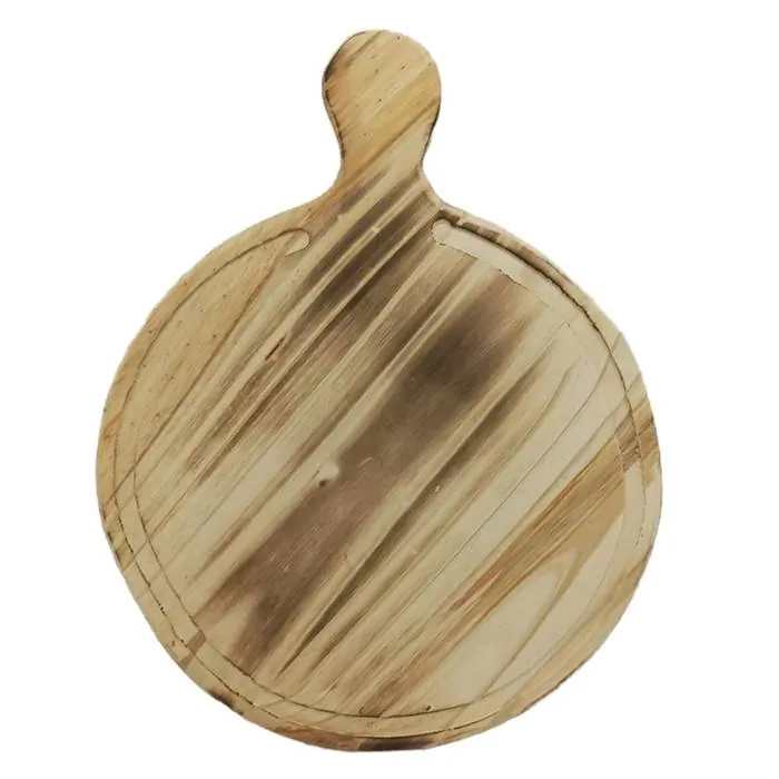 Tabla Pizzera Pino Con Mango