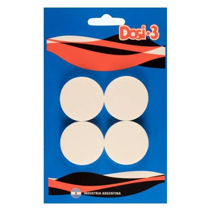 Topetina Redonda X 4 Blister