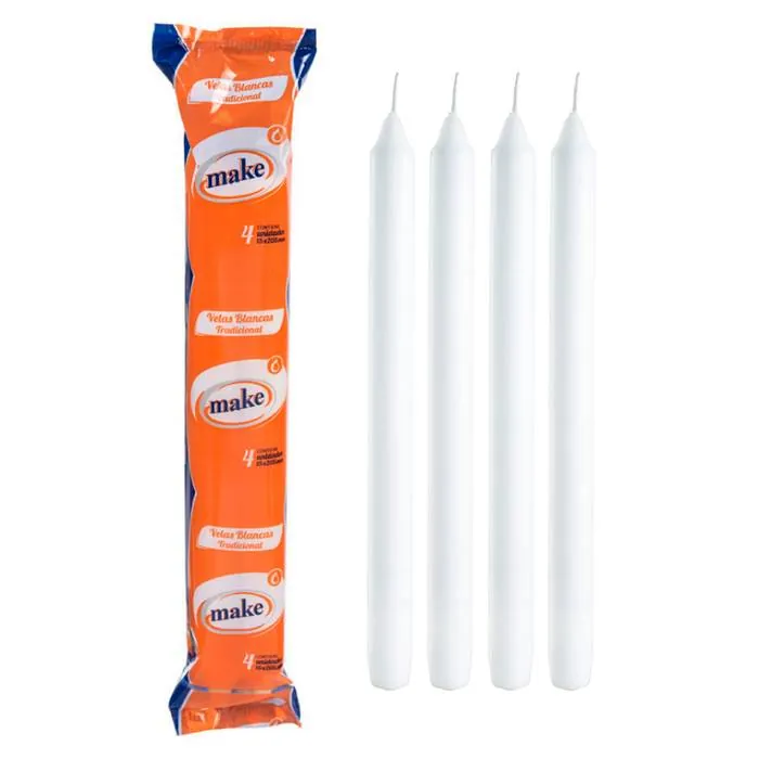 Vela Blanca Larga X4 Make